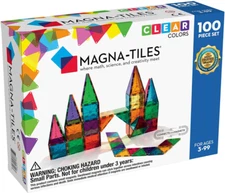 Magna-Tiles 3D Magnetic Building Tiles - Pack of 100 Original