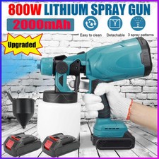 High Pressure Cordless Paint Sprayer With 2 Battery Electric Spray Gun 36000RPM