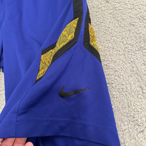 Nike Shorts Dri Fit Basketball Sz Medium Purple Yellow Kobe Bryant Lakers Mamba - Picture 3 of 13