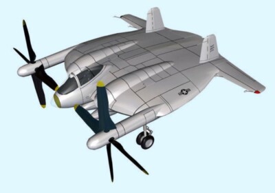 RC plans Experimental CHANCE-VOUGHT V-173 Flying Pancake Electric span 36''