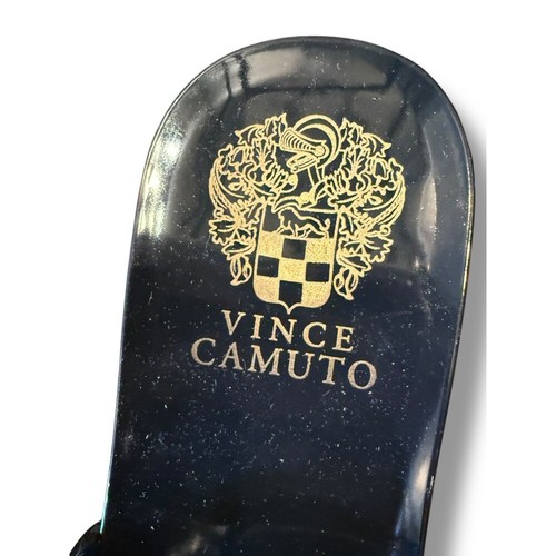 Vince Camuto Emagenta Slide Sandals - Chain Detail - Black - Size 7M NIB - Picture 3 of 15