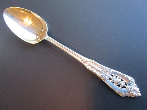 PRICE PER 1* WALLACE ROSE POINT STERLING FLATWARE SERVING SPOON-8 1/2"EXCL******