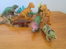 Vintage Toy Lot of Dinosaurs