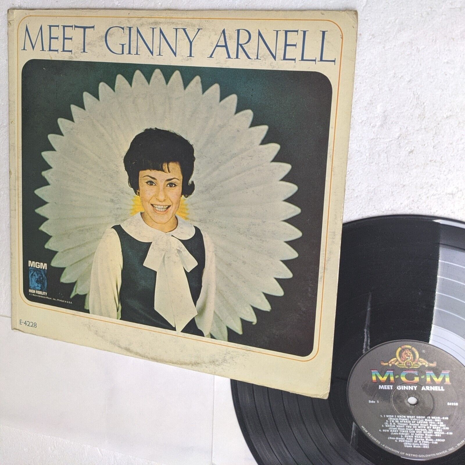 Meet Ginny Arnell MGM Records early MONO pressing TEEN girl COUNTRY POP  mc 702