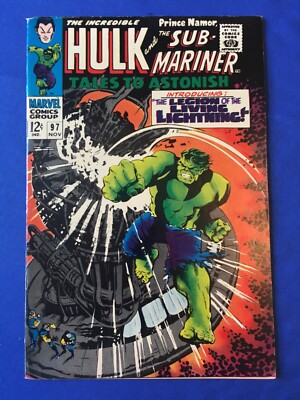 Tales to Astonish #97 FN/VFN (7.0) MARVEL ( Vol 1 1967) Hulk, Sub-Mariner (4)