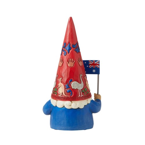 FIGURA GNOMO AUSTRALIANO Jim Shore -outback gnome 6010293 totalmente nueva en caja - Imagen 2 de 2