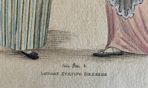 SIX Vintage Hand-Col Regency Fashion Plates Edizioni Falteri Florence Phillips - Picture 15 of 15