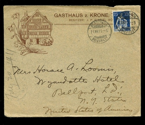 SWITZERLAND HOTELS ADVERTISING + ILLUSTRATED ENVELOPES... PRICED INDIVIDUALLY - Picture 26 of 47