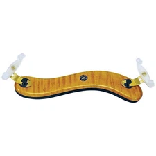Viva La Musica Viola Shoulder Rest, Diamond, Light Maple/Gold Left Handed, Large