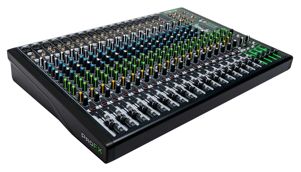 Mackie ProFX22v3 22-Channel 4-Bus Effects Mixer w/USB+Wireless Mics ProFX22 v3 - Image 4 of 4