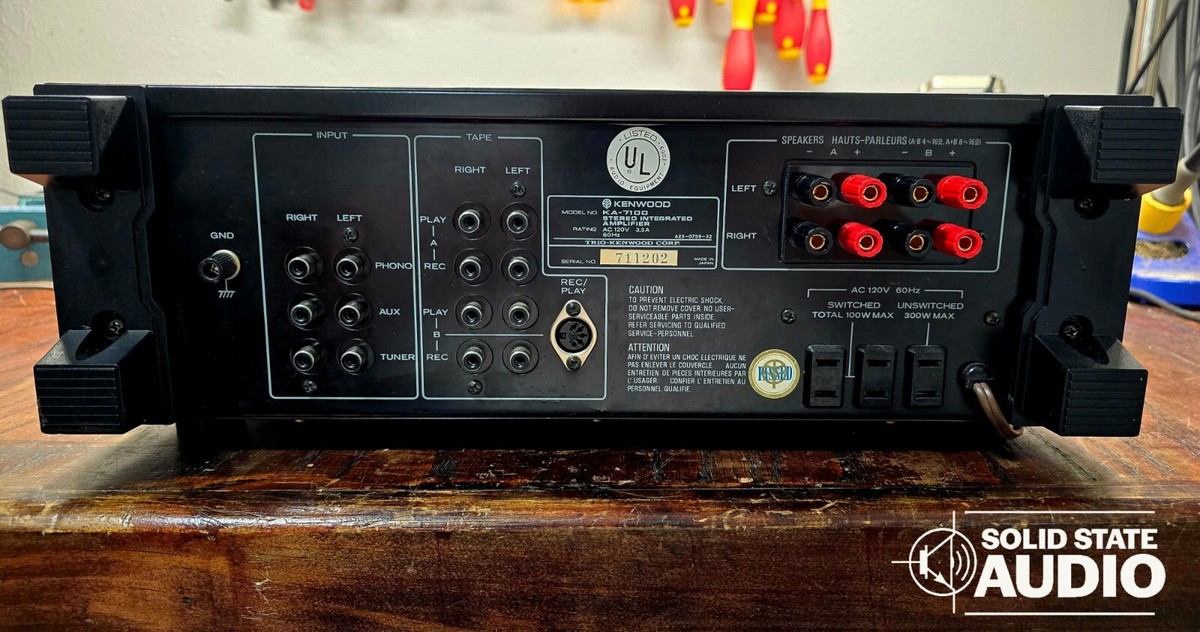 AMPLIFICATEUR DC STEREO INTEGRATED AMPLIFIER MODEL KA-7100