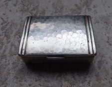 Tolle &auml;ltere Pillendose Deckeldose Versilbert Lutz & Wei&szlig; Pforzheim  21,99 g