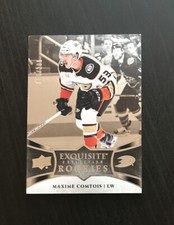 2018-19 UD Upper Deck Ice Exquisite Collection Rookies #R12 Maxime Comtois /299