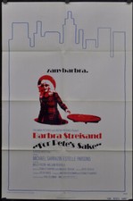 FOR PETE'S SAKE 1974 ORIG 27X41 MOVIE POSTER BARBRA STREISAND MICHAEL SARRAZIN