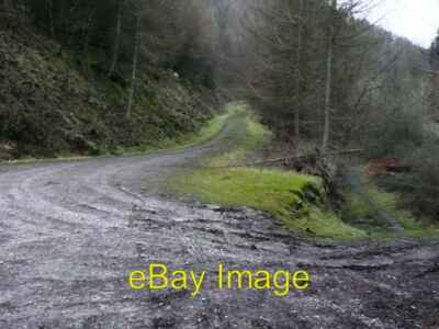 Photo 6x4 Ascending Cwm Big Abertillery/Abertyleri A forestry road heads c2008