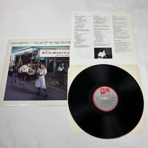 Nanci Griffith - The Last Of The True Believers - LP Vinyl Record Album 1986