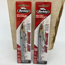 Berkley Hit Stick Jerkbait Size 13 BLUE SMELT Trolling Walleye Bass Lure