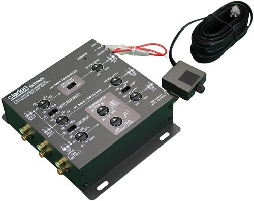 Clarion Mobile Electronics Mcd360 3 Way 6 Channel Electronic Crossover with S...