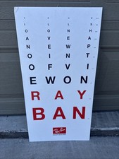 RAY-BAN Bausch  Lomb Sunglasses Vintage Store Advertising