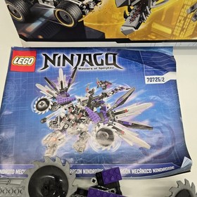 LEGO Ninjago 70725 Nindroid MechDragon With Box and Manuals INCOMPLETE