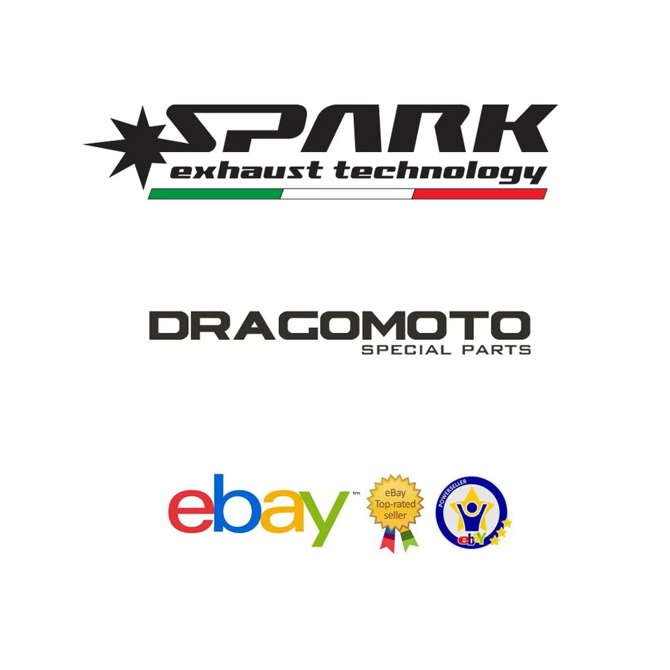 Trompete BMW R 100 RT 1987-1993 escape SPARK preto GBM0902BOM - Imagem 4 de 4