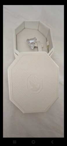 Swarovski Mesmera clip earring, White,Rhodium plated. RRP £55.Limited Time Offer - Picture 4 of 5