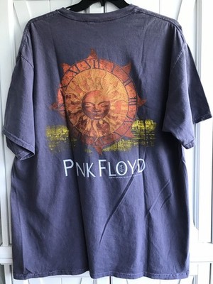 NEW Pink Floyd Sundial 1994 Pulse Tour Sun Dial 2-Side Purple Shirt~XL Reprint