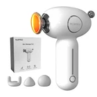 Mini Massage Gun Deep Tissue Percussion Muscle Massager with Heat Therapy