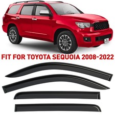 Side Window Deflectors Rain Guards for 2008-2022 Toyota Sequoia