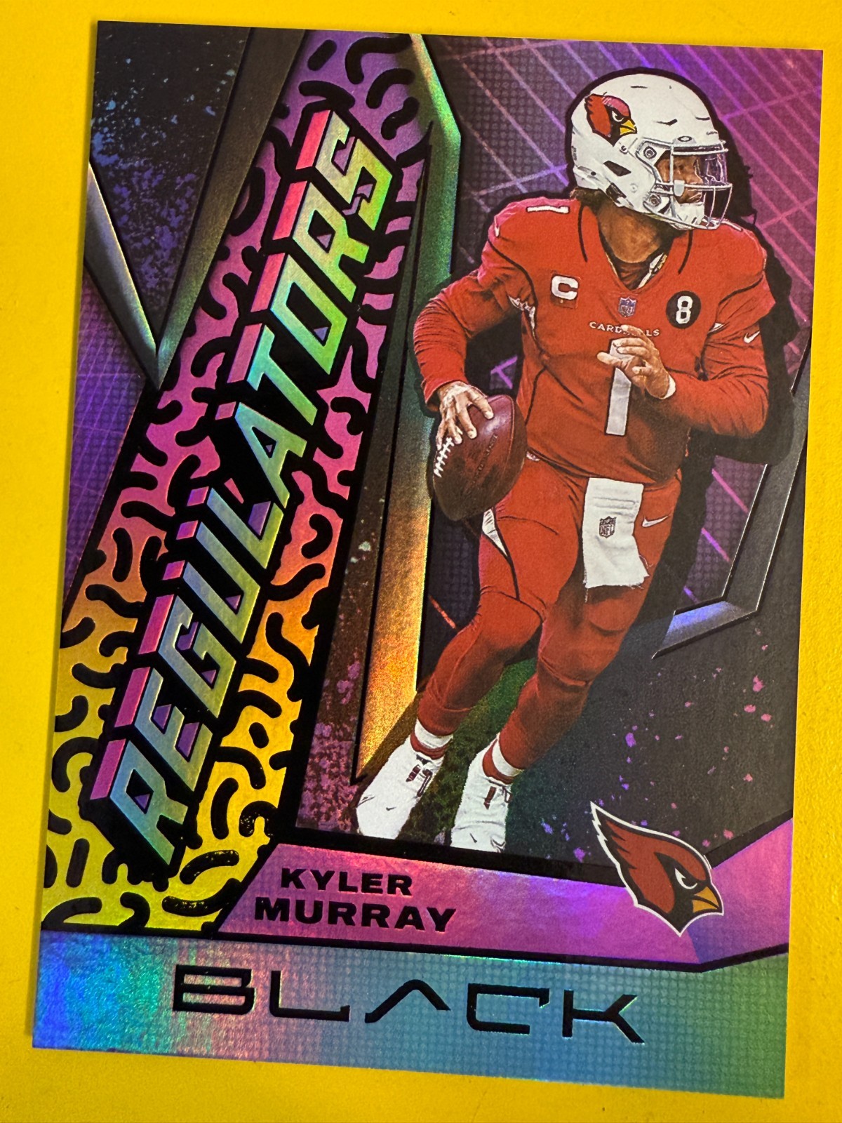 DA100655 2021 Panini Black Regulators #3 Kyler Murray SSP