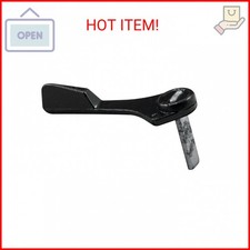 Prime-Line E 2161 Black Sliding Door Latch Lever Single Pack
