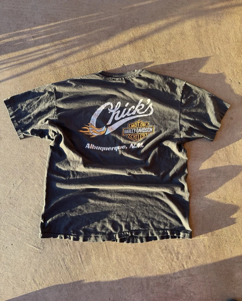 True Vintage Harley Davidson Shirt Xl Strong Survive Bear Single Stitch - Image 4 of 4