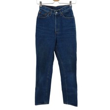 Vintage Levis 505 Juniors 7 1980s Blue Wash Denim Jeans Made in USA All Cotton