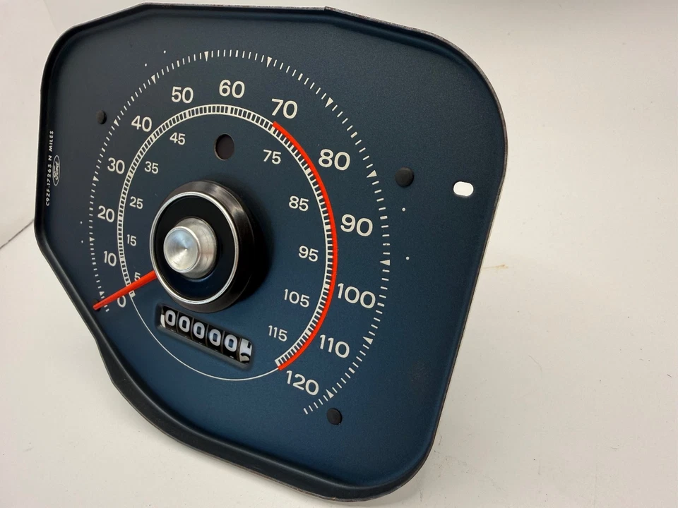 NOS 1969 - 1970 福特野马 Mach 1 速度计 FoMoCo C9ZF-17265-N 测试工作正常 — 第 3/4 张图片