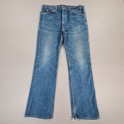 Vintage Levis 517 Jeans Herren Blau W38 L34 Bootcut Leg Orange Tab Made In USA 90s