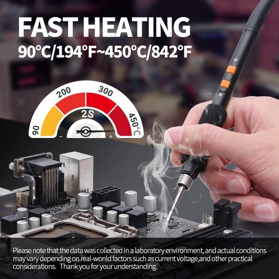 982-V C245 Soldering Iron Kit 60W Precision Digital Soldering Station SMD - Image 4 of 4