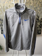 Nike Sweatshirt Mens S Swoosh Therma-Fit Training Fleece 1/4 Zip Casual Workout