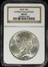 1923-P $1 Peace Silver Dollar NGC MS 64 | Patriot Collection Uncirculated UNC BU