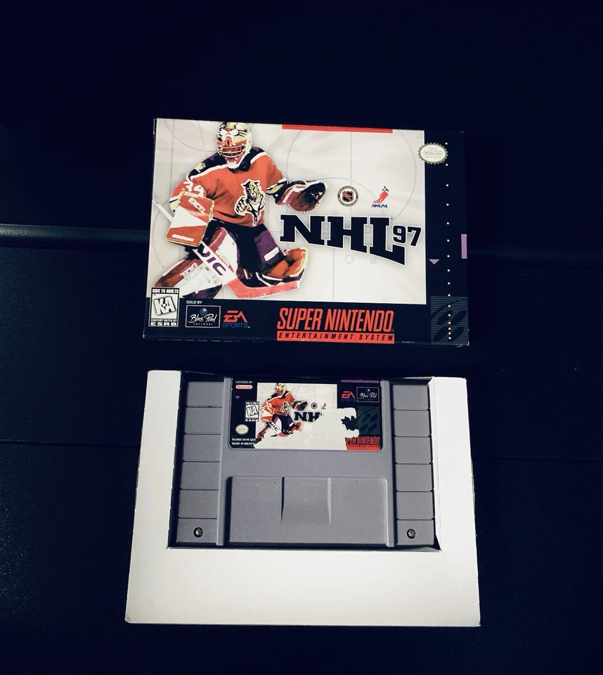 NHL 95 NHL 97 Wayne Gretzky Hockey Super Nintendo Lot SNES Complete CIB Box - Image 4 of 4