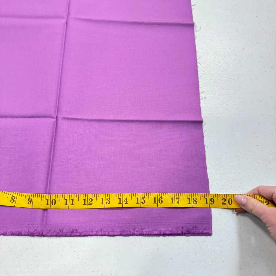 quilting fabric solid purple cotton 42x18 - Image 3 of 4