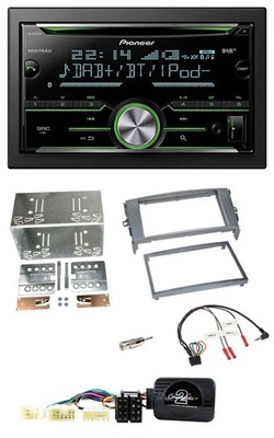 Pioneer Bluetooth Lenkrad DAB 2DIN USB CD Autoradio für Toyota Auris 2007-2011 a