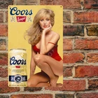 Coors Banquet Rodeo Beer Metal Sign The Legend Since 1873 Vintage Sty Bar Decor