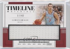 2019 Panini National Treasures Timeline Materials 17/42 Goran Dragic #TM-GDR 0b0