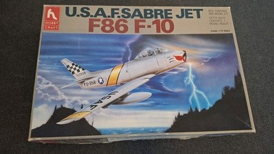 Modellbausatz Hobby Craft 1:72 U.S.A.F Sabre Jet F86 F-10