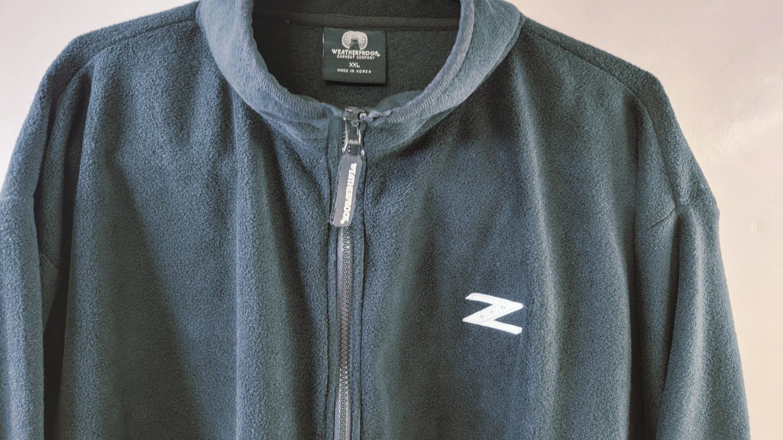 Weatherproof Nissan 350Z Logo XXL Black Fleece Full Zip Jacket Sweater New NWT  image 2