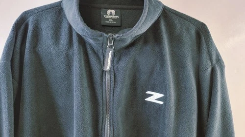 Weatherproof Nissan 350Z Logo XXL Black Fleece Full Zip Jacket Sweater New NWT  image 2