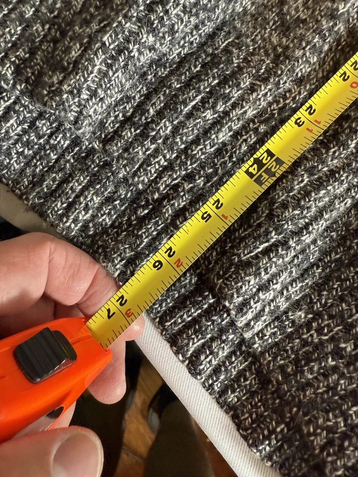 Suéter Giorgiolini Hombres XL Lana Mezcla Cachemira 1/4 Cremallera Hecho en Italia Pullover Foto 4 de 4