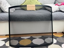 Fire Vida Buckton Spark Guard Fire Screen, Metal, Black