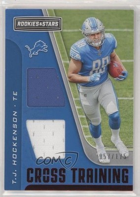 2019 Panini Rookies & Stars Cross Training 57/175 TJ Hockenson #CT-TH RC he4