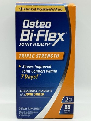 Osteo Bi-Flex Joint Health Sheild Triple Strength ~ 88 Coated Tablets Exp 03/28